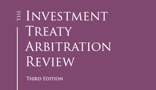 在投资条约仲裁审查第3期发表文章